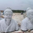 福建 白麻花岗岩石材人物立体雕刻