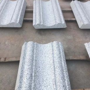 福建 白麻花岗岩光面别墅线条