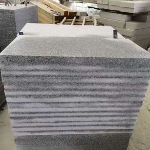 福建 芝麻白5公分火烧地铺成品，900*400，规格可定制