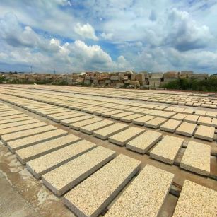 福建 黄金麻荔枝面花岗岩石材地铺石防护中