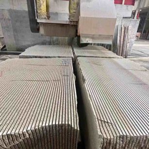 福建 车间生产日常，黄金麻白麻花岗岩