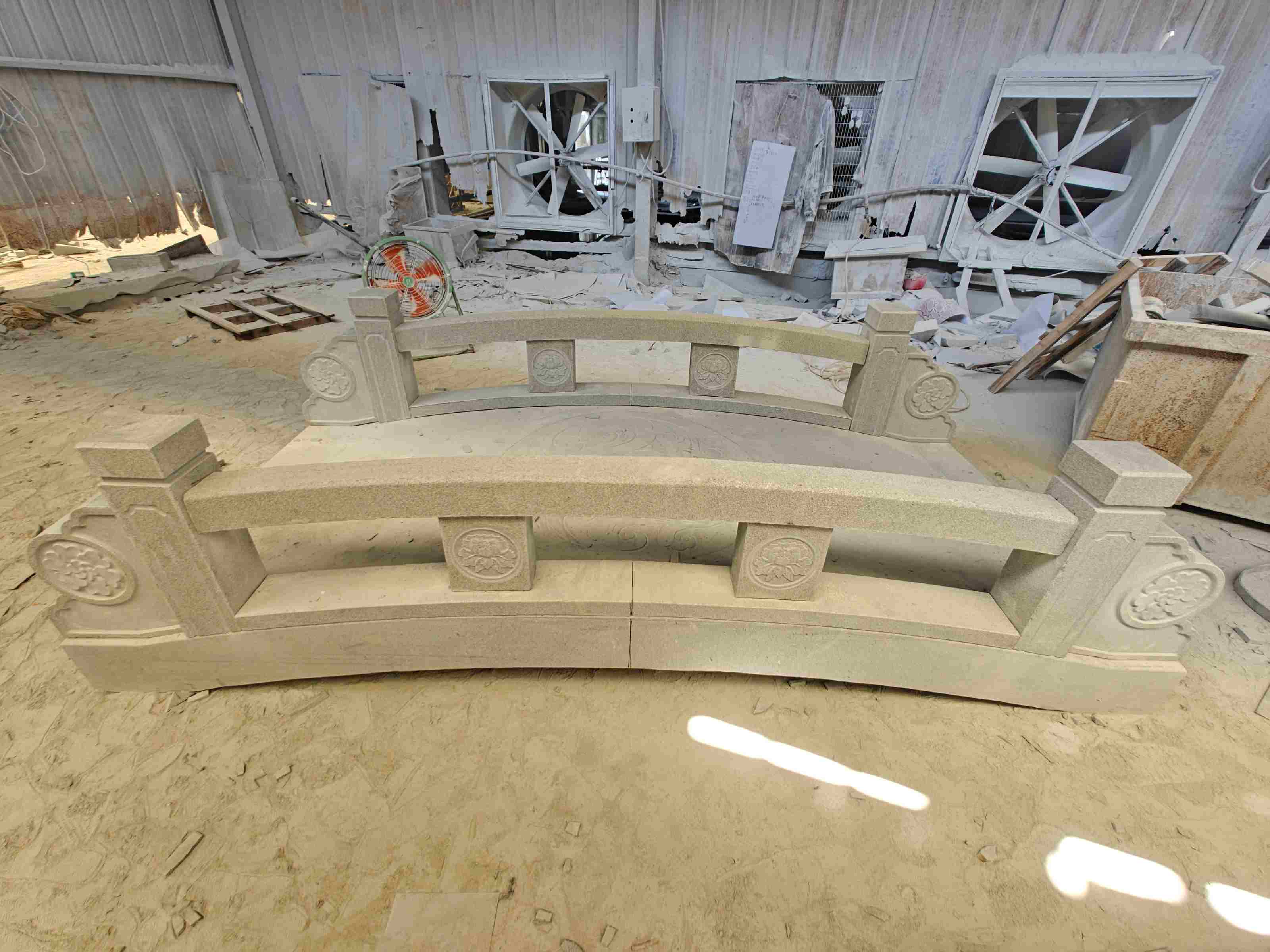 福建 芝麻灰花岗岩异形加工-拱桥，石桥