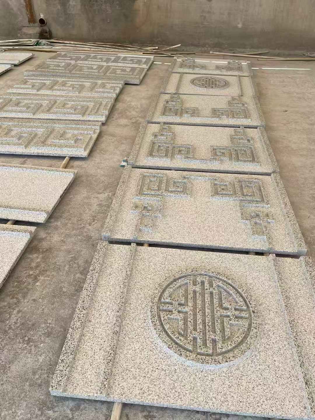 福建 白麻花岗岩外墙立面雕刻板