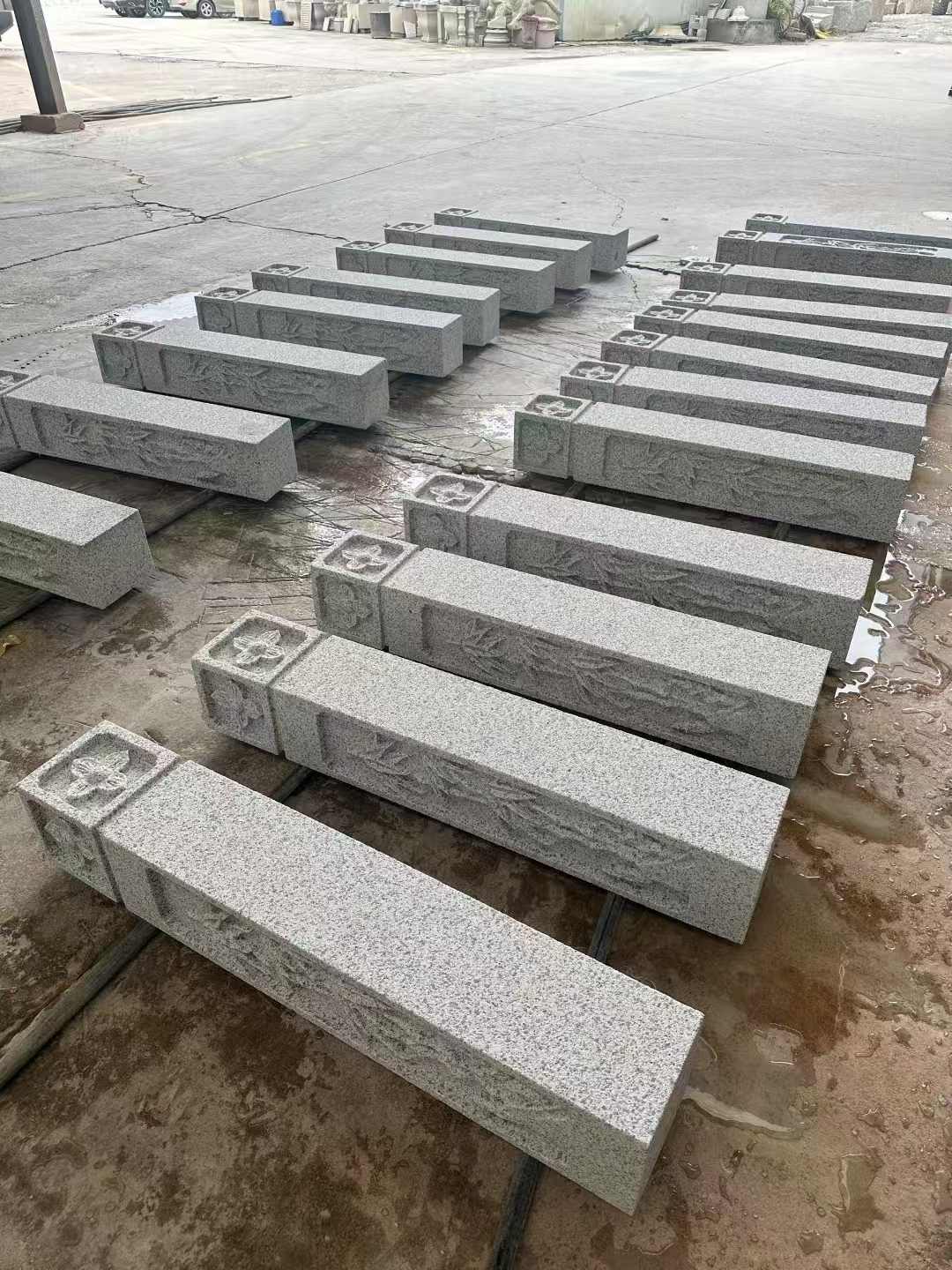 福建 白麻方柱雕花防水