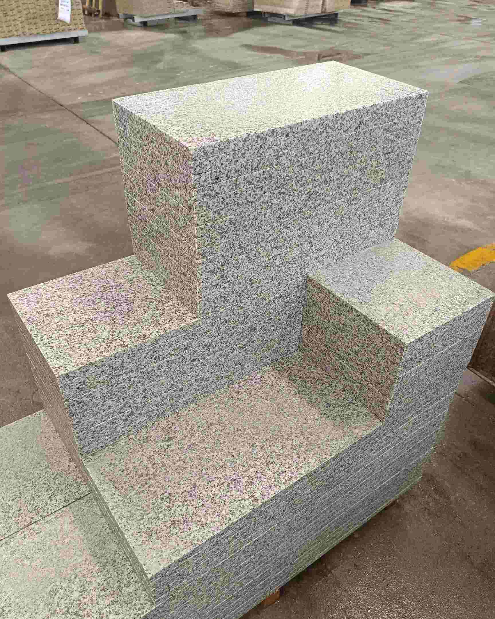 福建 白麻花岗岩荔枝面地铺石