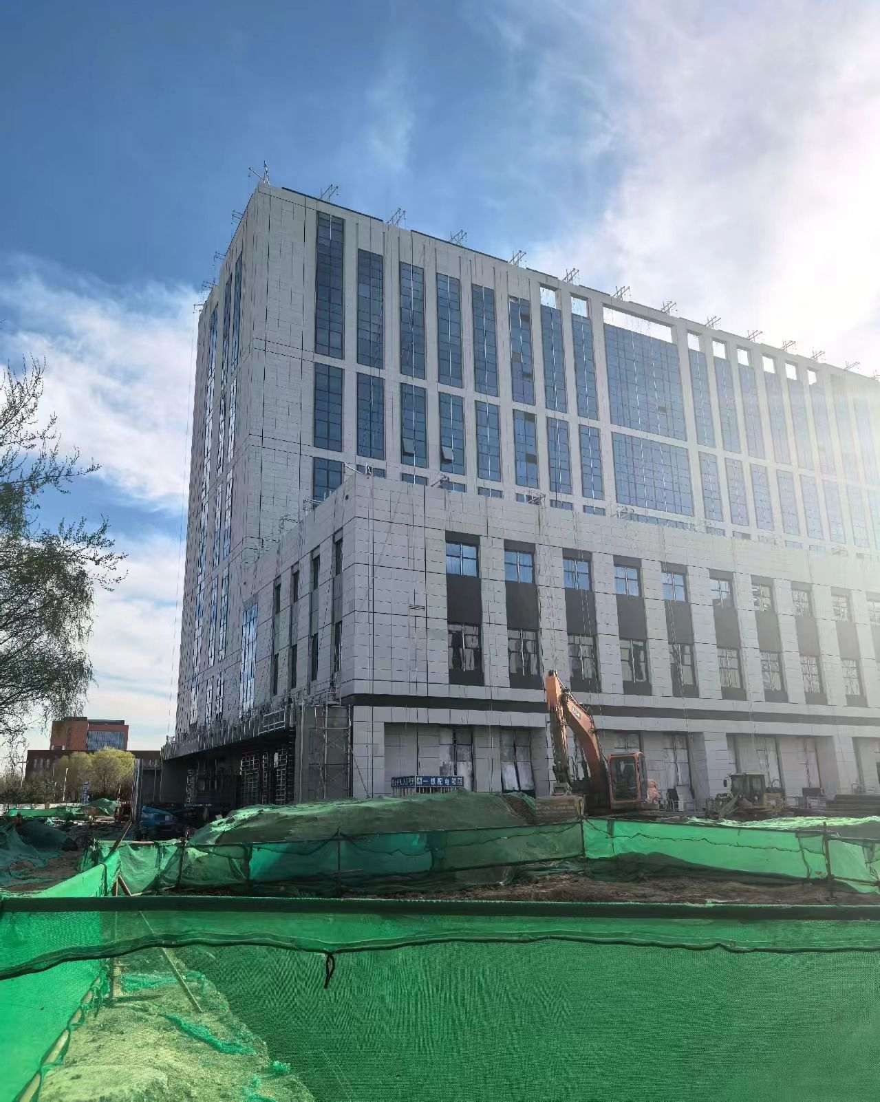 福建 白麻花岗岩石材外墙干挂