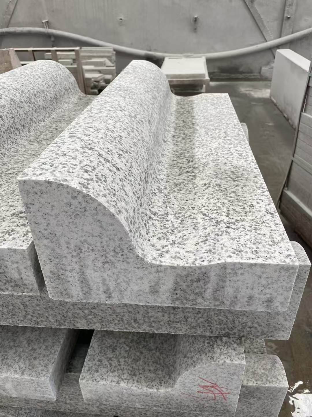 福建 白麻花岗岩S型路沿石，路侧石，马路牙子等